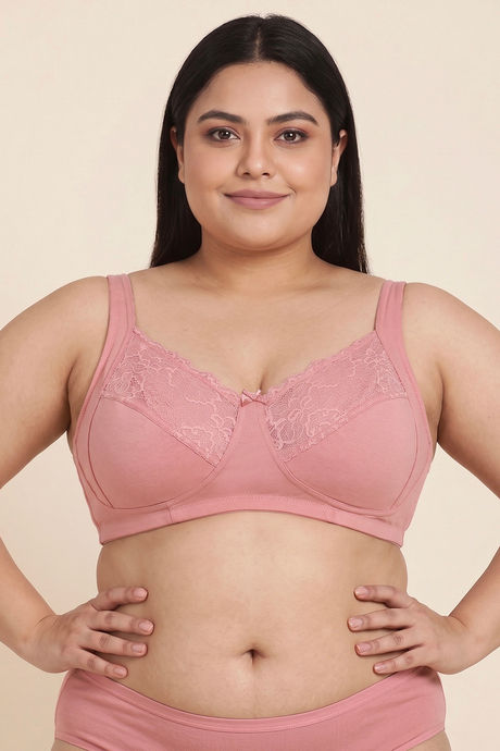 Zivame Basics Double Layered Non Wired 3/4Th Coverage Sag Lift Bra - Lobster Bisque — image 3